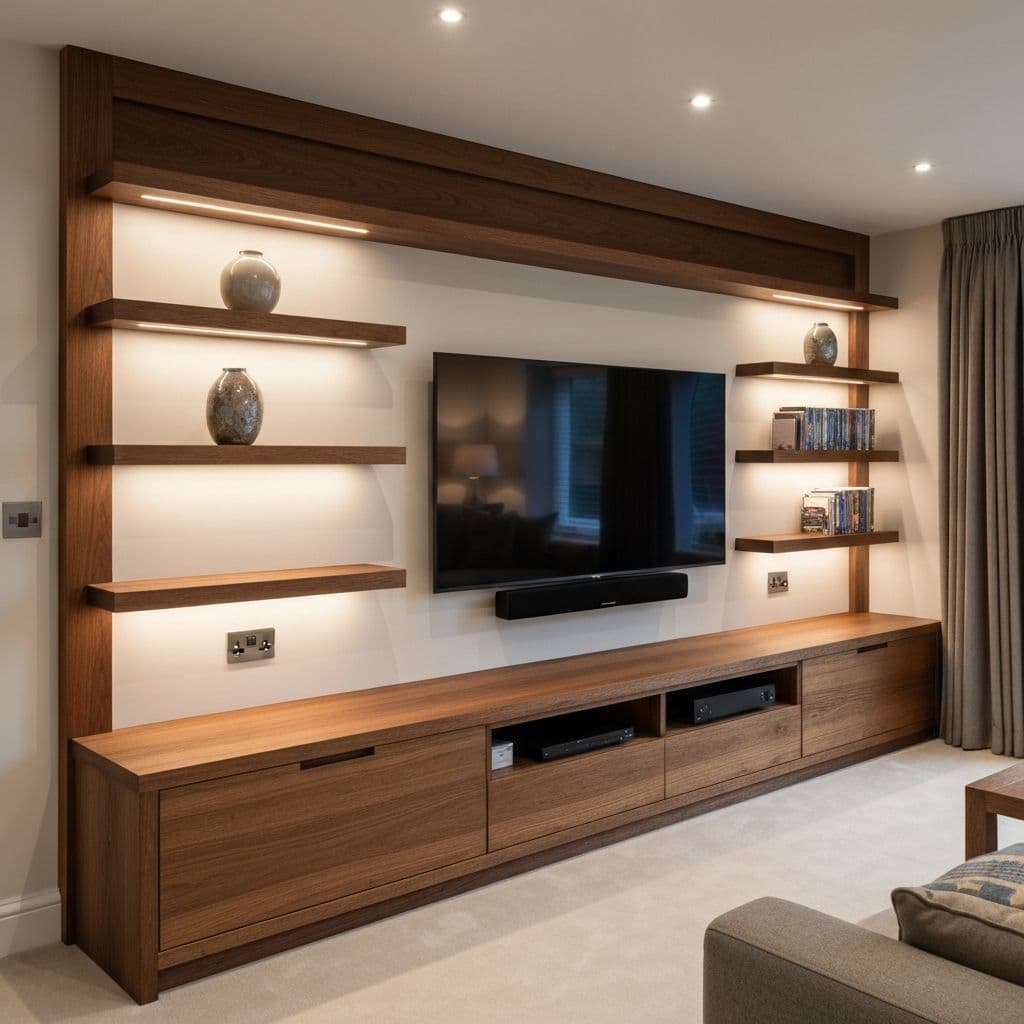 Media Walls guide by T Lefort Carpentry